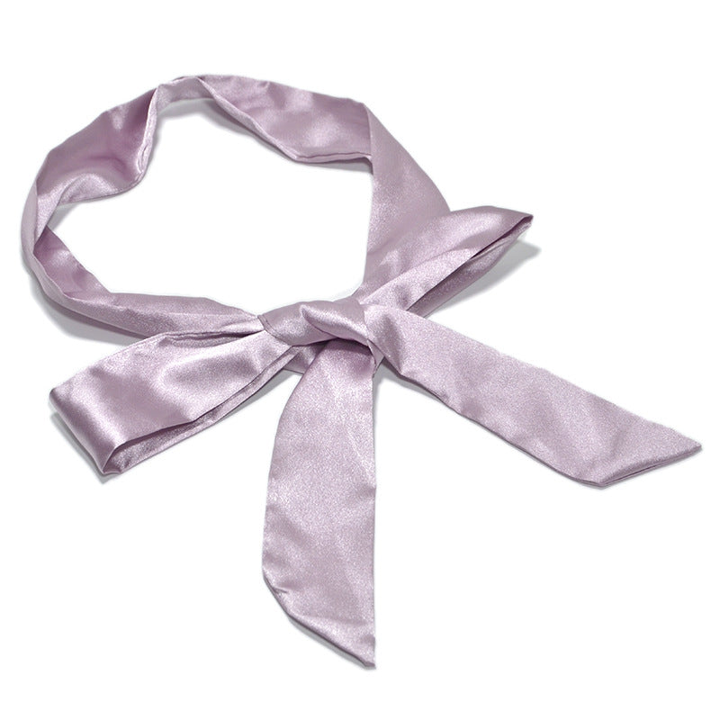 Silk straps, bows