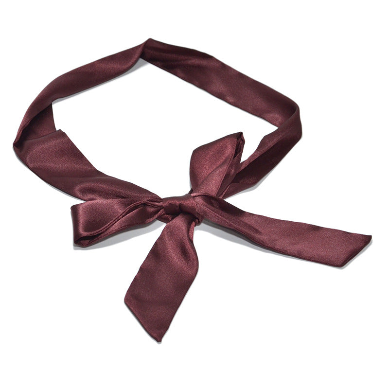 Silk straps, bows
