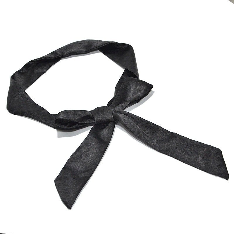 Silk straps, bows