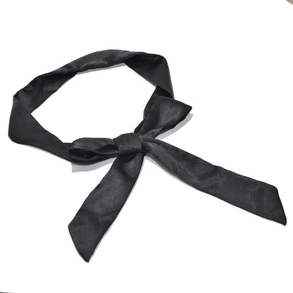 Silk straps, bows