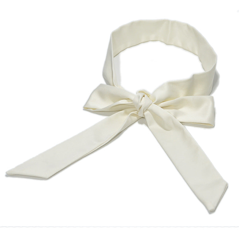 Silk straps, bows