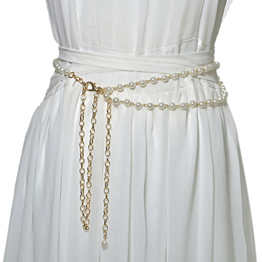 Pearl Waist Chain Body Chain