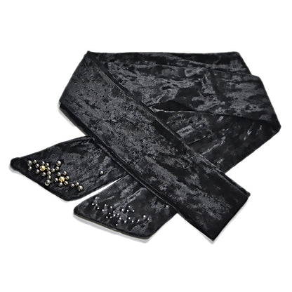 Golden velvet decorative waist seal