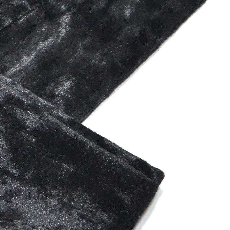 Golden velvet decorative waist seal