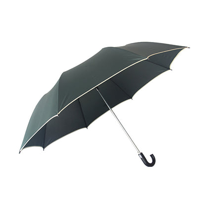 Automatic 2-Fold Umbrella Curved Handle Folding Umbrella