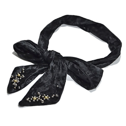 Golden velvet decorative waist seal