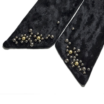 Golden velvet decorative waist seal