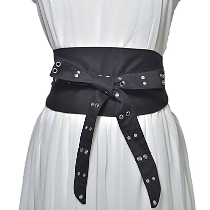 Cotton strap waist seal