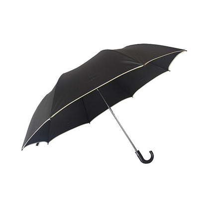 Automatic 2-Fold Umbrella Curved Handle Folding Umbrella