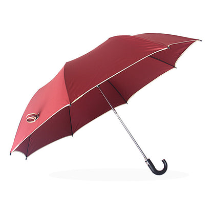 Automatic 2-Fold Umbrella Curved Handle Folding Umbrella