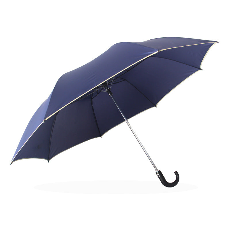 Automatic 2-Fold Umbrella Curved Handle Folding Umbrella