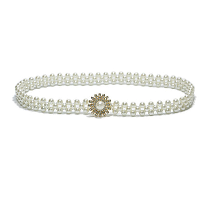 Fashion rhinestone inlaid women's decorative waist chain wholesale