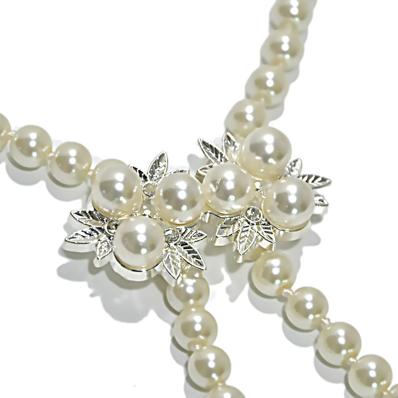 hot sale Pearl thin belt female sweet