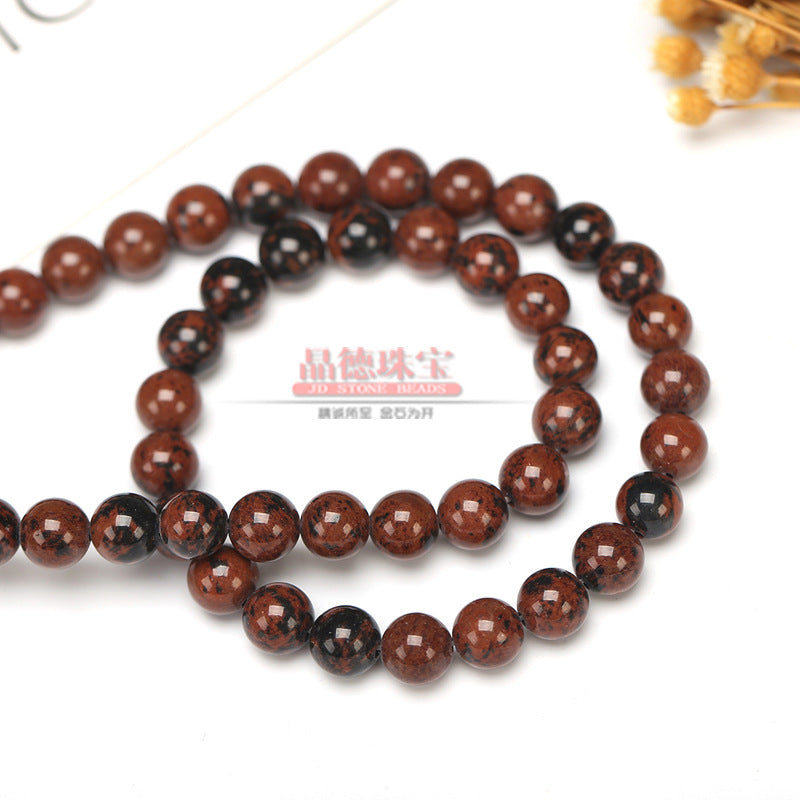 Golden swan stone loose beads
