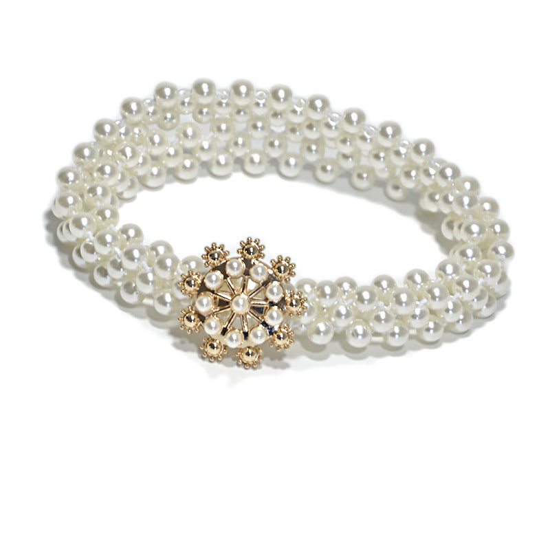 Fashion rhinestone inlaid women's decorative waist chain wholesale