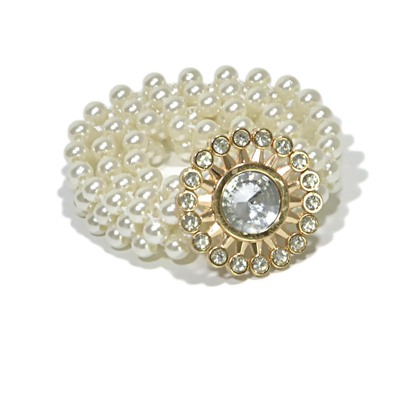 Fashion rhinestone inlaid women's decorative waist chain wholesale