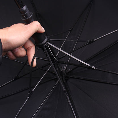 Paraguas grande Hongfu Paraguas automático con mango recto 