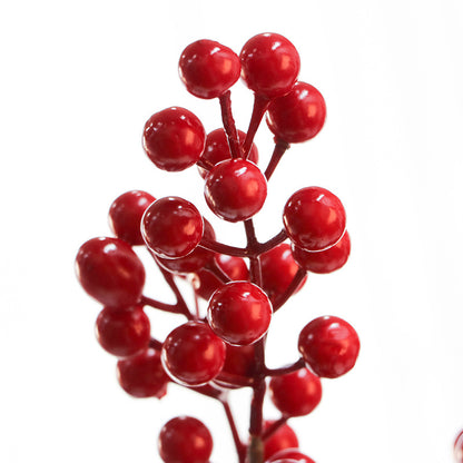 12 fork foam simulation small red fruit string