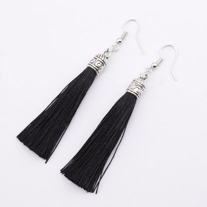 Bohemian fringed earrings