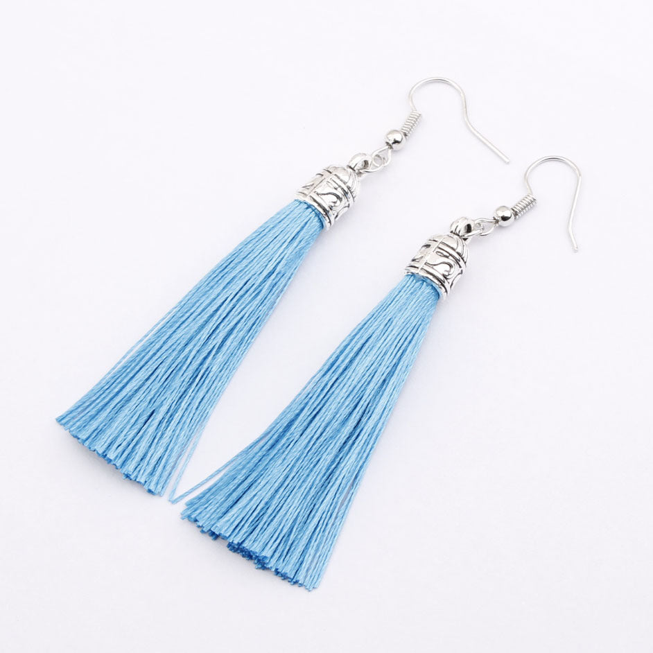 Bohemian fringed earrings