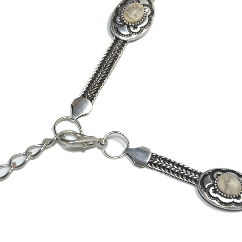 Delicate snake bone decorative trouser chain metal waist chain