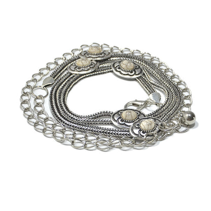 Delicate snake bone decorative trouser chain metal waist chain