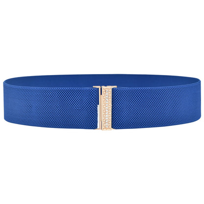 Belt elastic rhinestone decoration