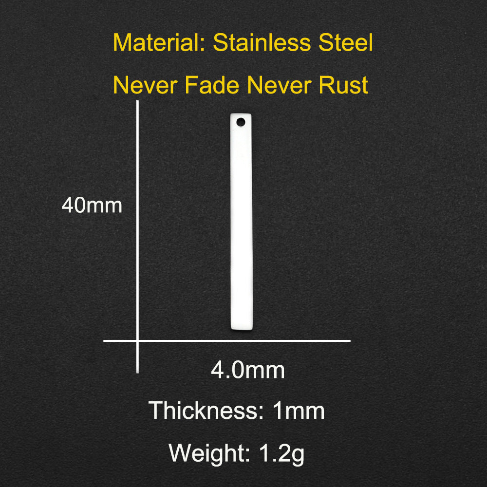 5 pcs/pack Pentagram DIY stainless steel geometric pendant