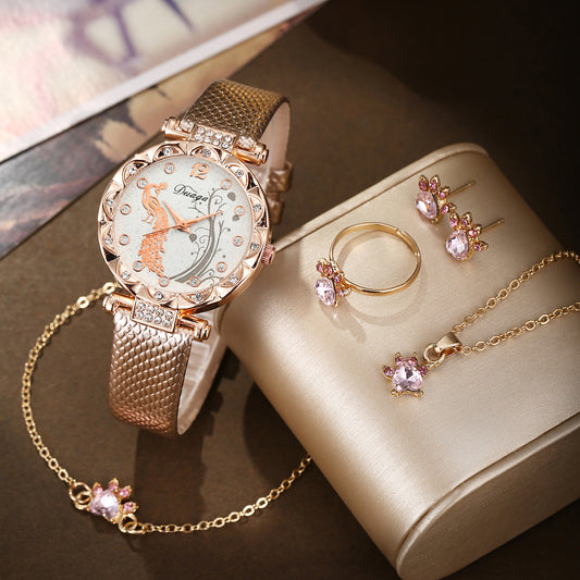 Watch cat claw jewelry set wholesale