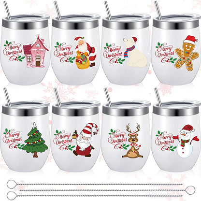 Christmas element eggshell cup