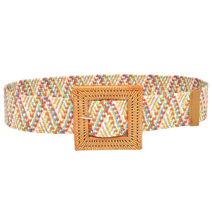 Braided elastic elastic belt