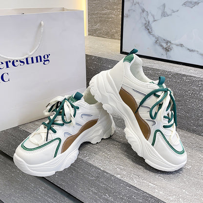 Thick-soled all-match breathable casual sports shoes