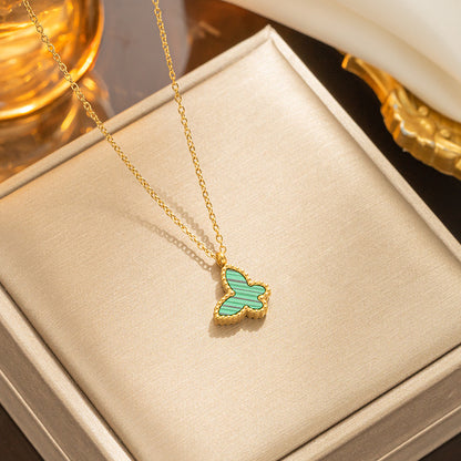 Butterfly Titanium Steel Bracelet - Trendy & Versatile Design