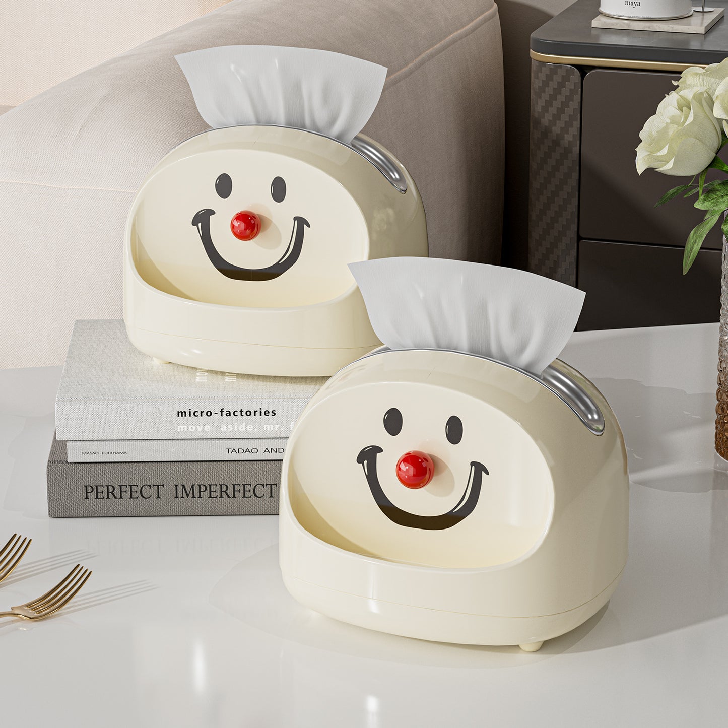 Clown Tissue Box for Tabletop