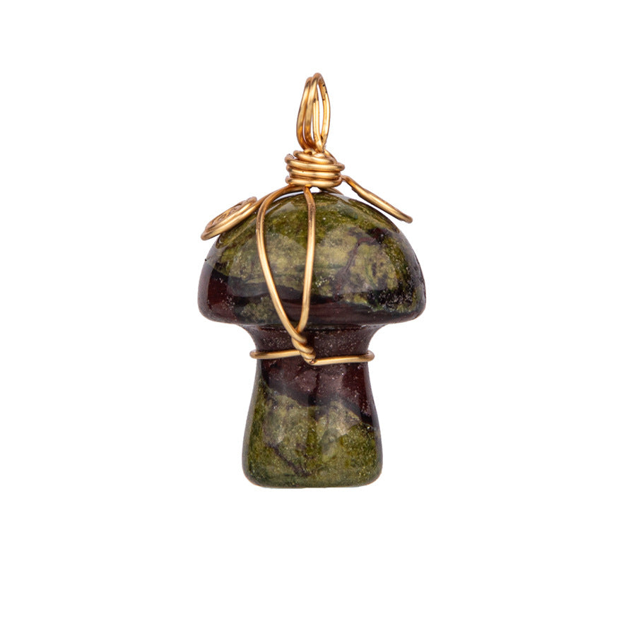 Pendente Cogumelo Cristal 20mm 