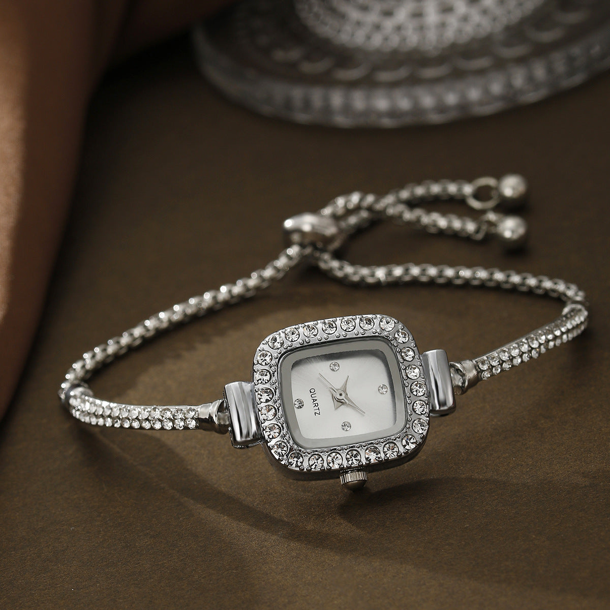 Square watch European jewelry set