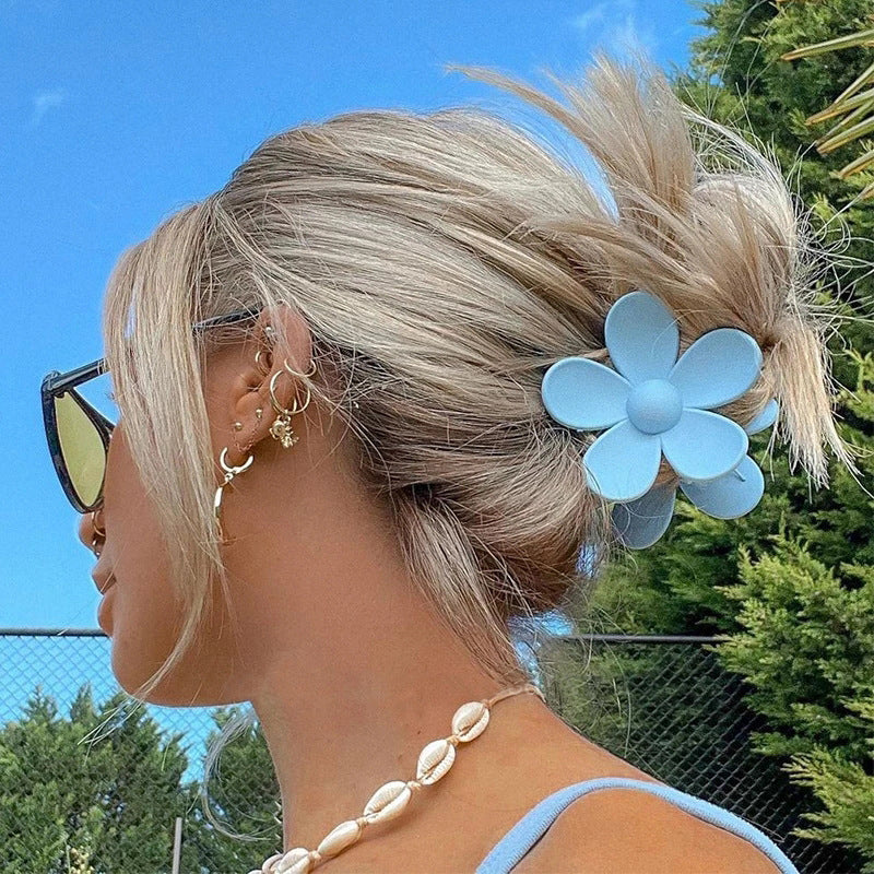 Flower Hair Claw Clip