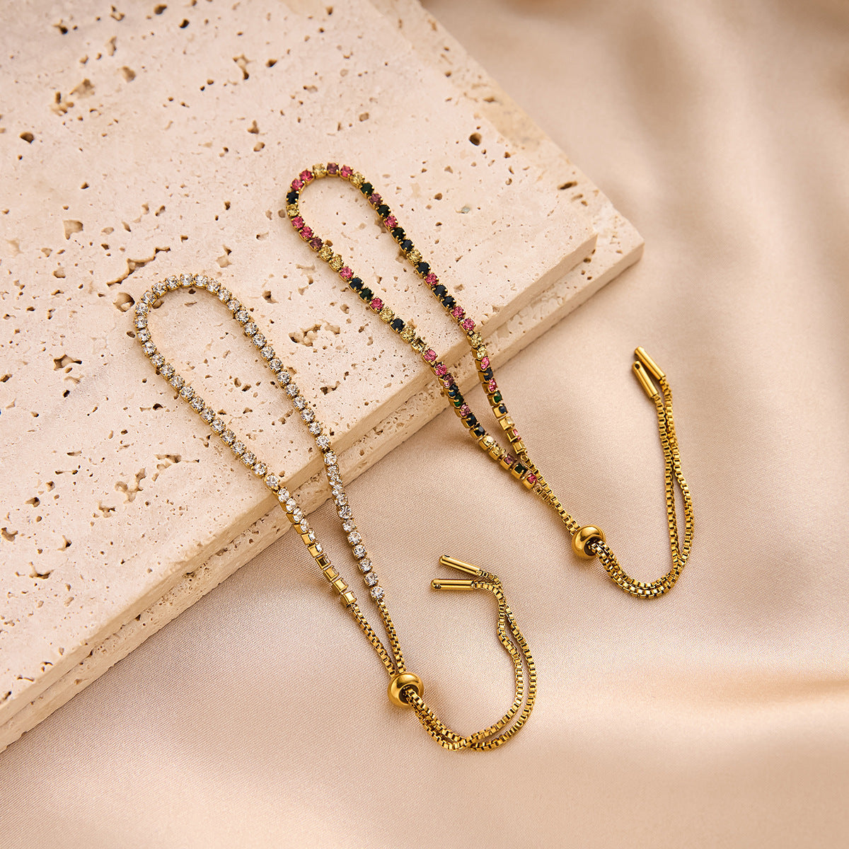 Adjustable Zircon Bracelet