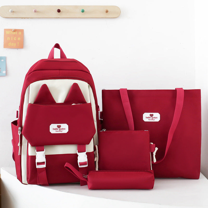 cute school bag student backpack
