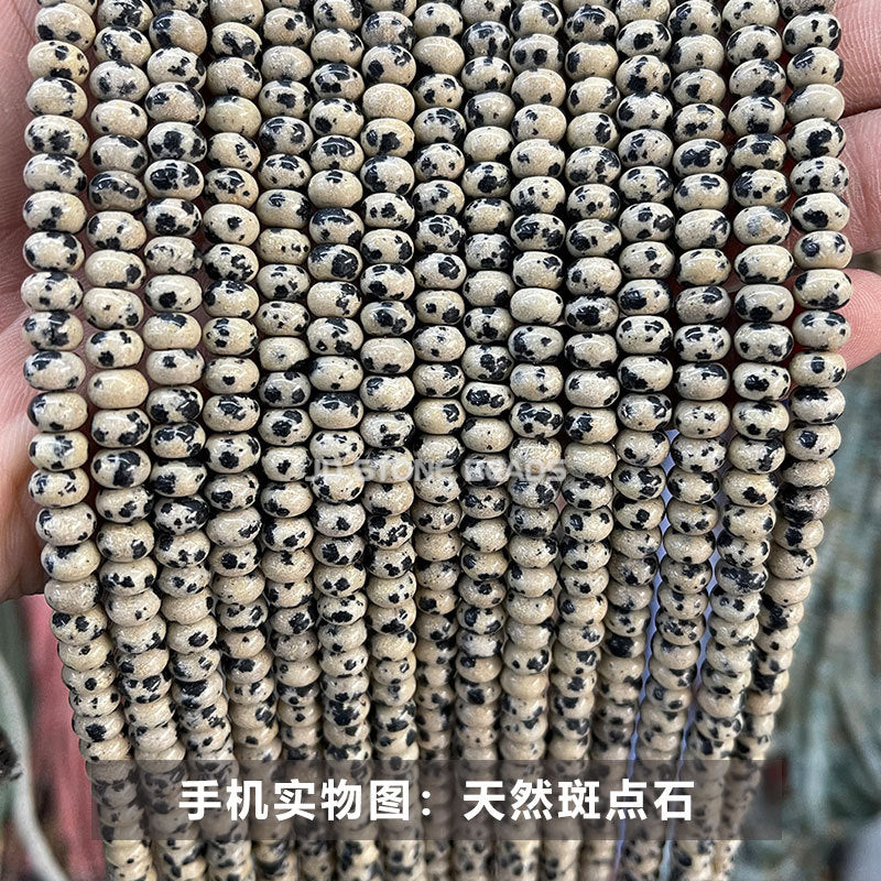 6 * 4Mm natural stone crystal abacus beads loose beads