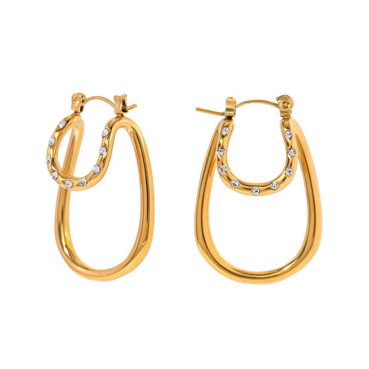 Double Curved Earrings