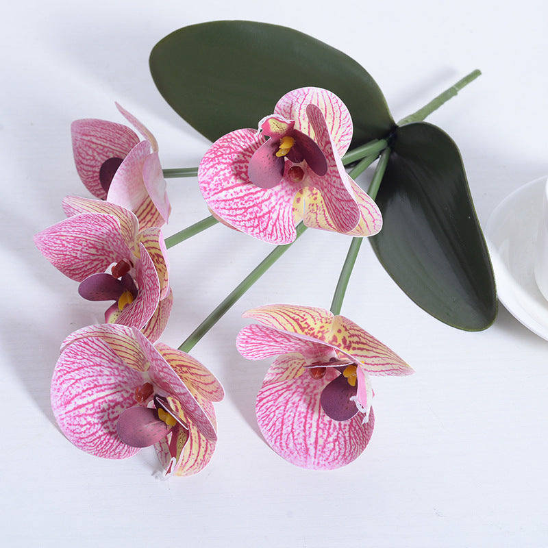 5 Phalaenopsis Orchid Bunch Artificial Flowers