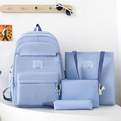 4-piece school bag fashion backpack