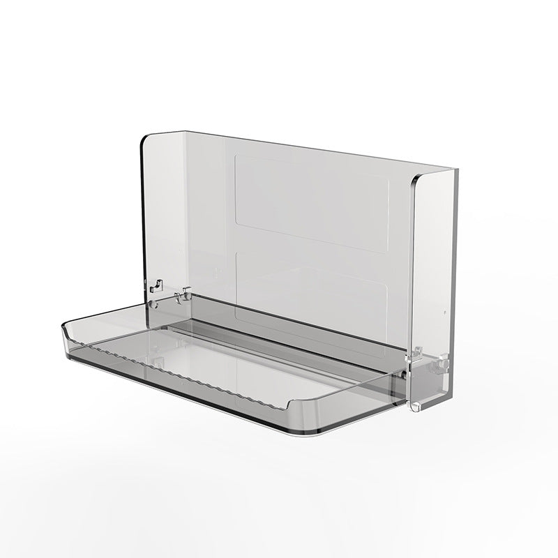 Foldable No-Drill Storage Rack