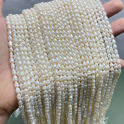 3.5-4 mm Natural Freshwater Baroque Pearl