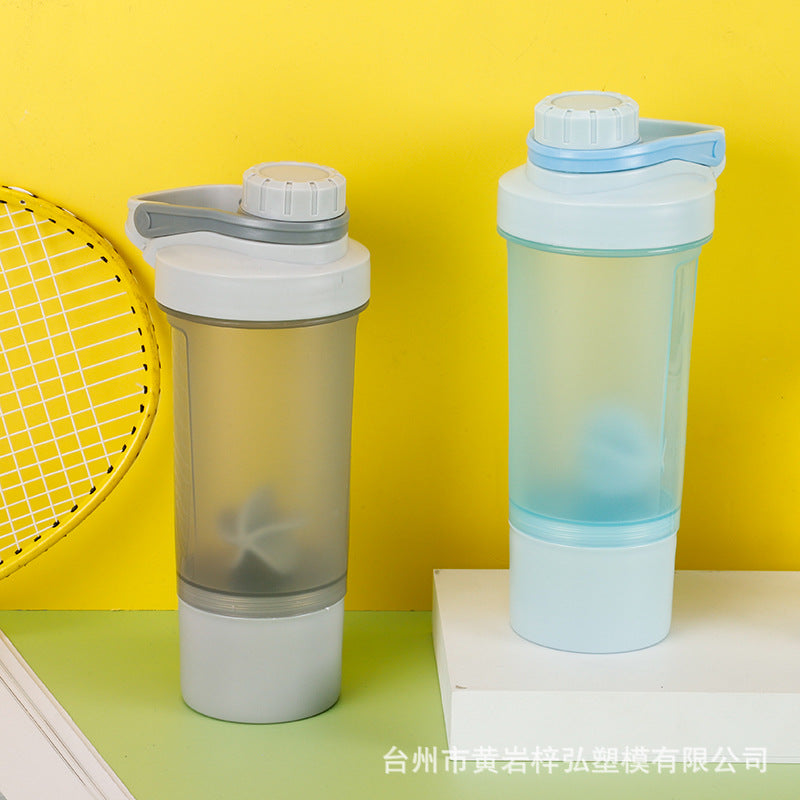 500ML Screw Cap Sports Protein Powder Shaker Cup
