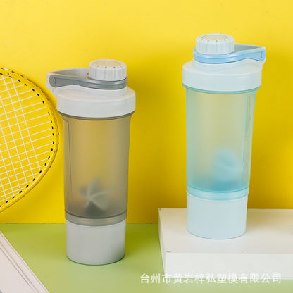 500ML Screw Cap Sports Protein Powder Shaker Cup