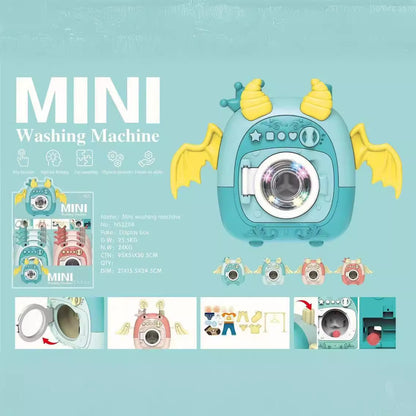 Children's Pretend Play Toy Simulation Washing Machine Mini Household Appliance Set Multidimensional Cognition