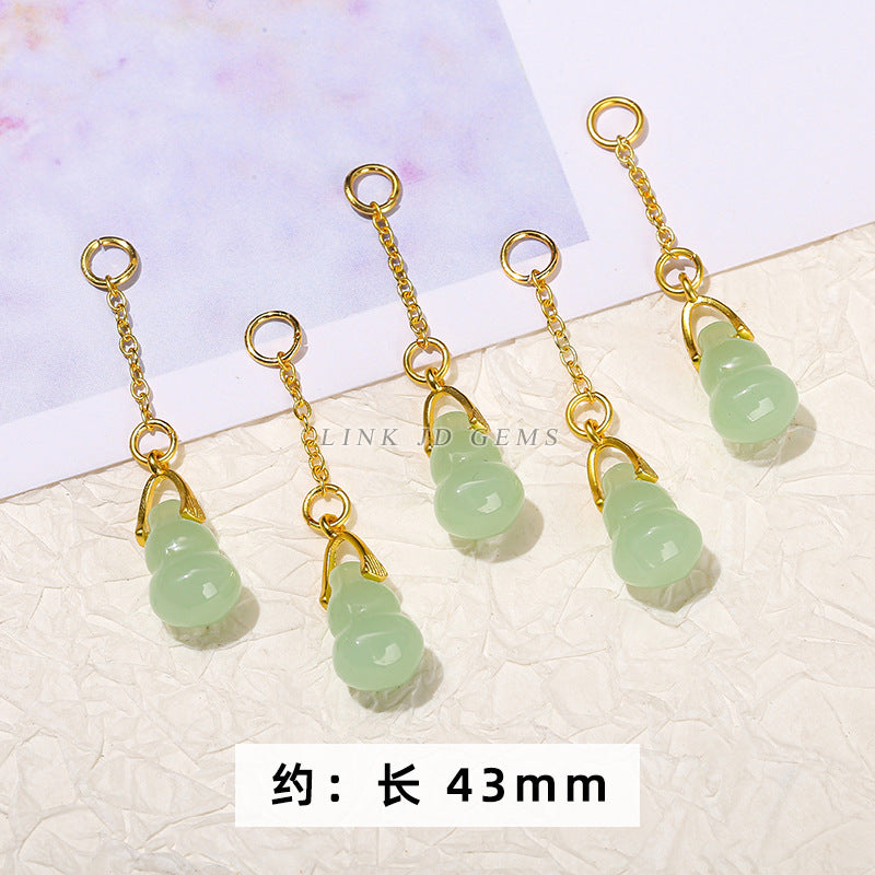 Ancient sand gold dripping copper accessories