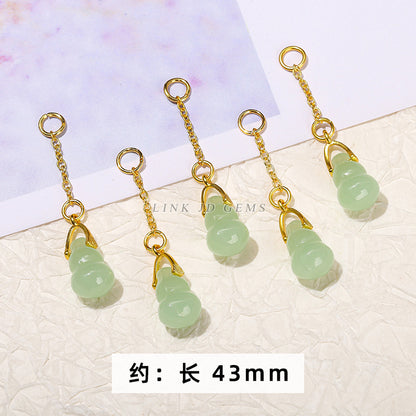 Ancient sand gold dripping copper accessories